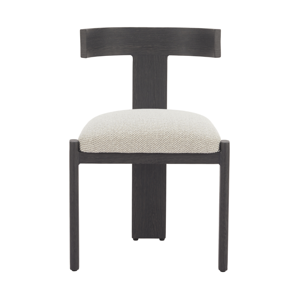 Tiana Dining Chair Black & Beige