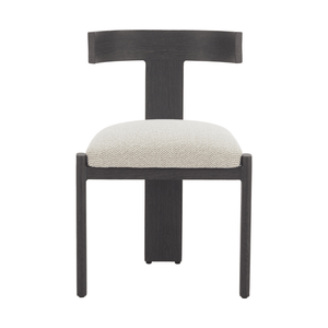 Tiana Dining Chair Black & Beige