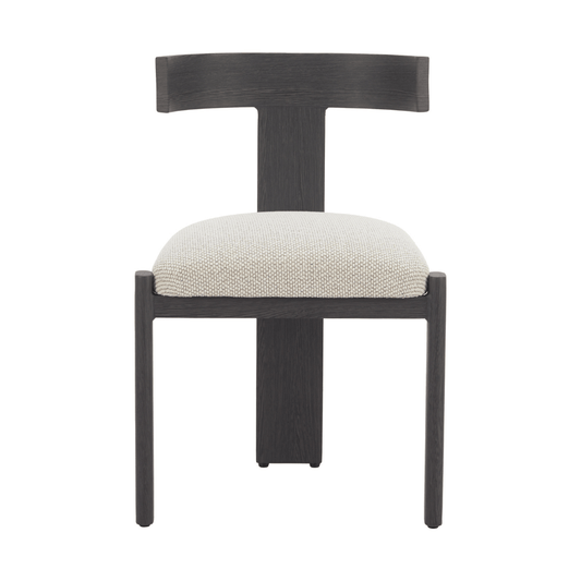 Tiana Dining Chair Black & Beige