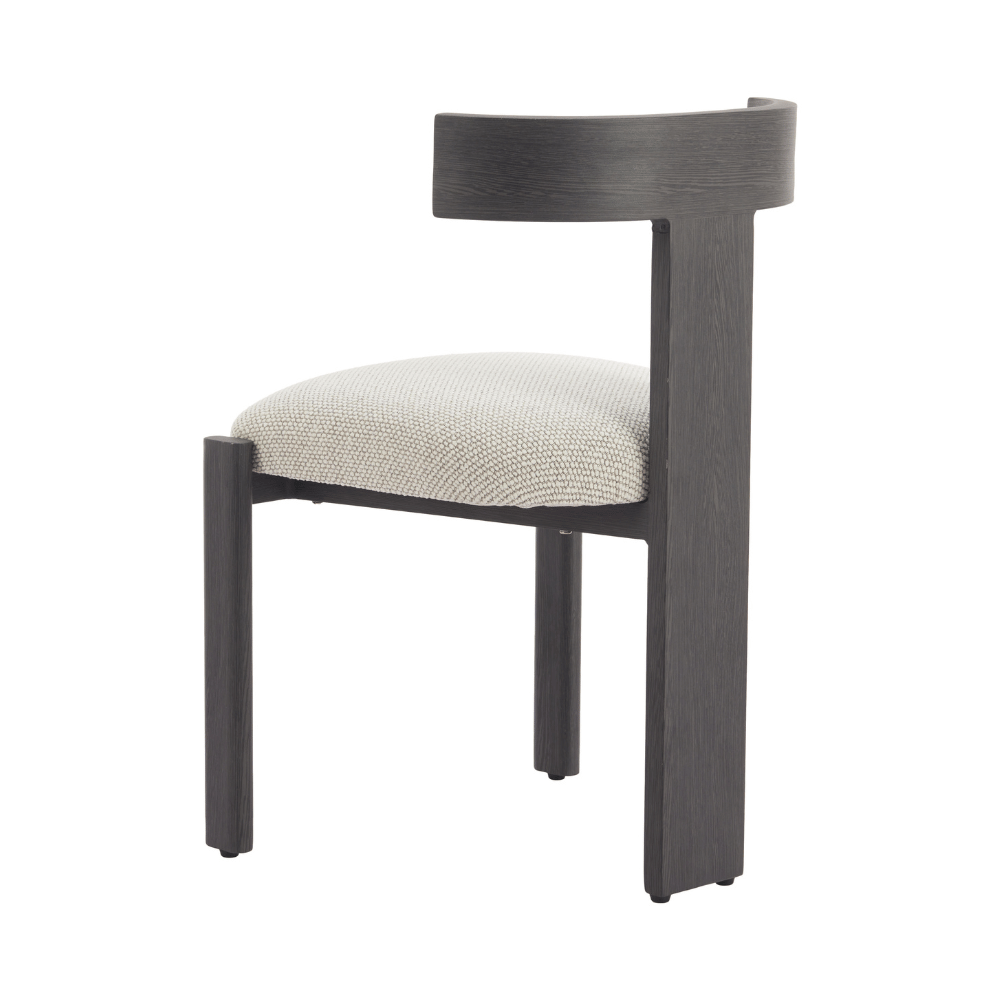 Tiana Dining Chair Black & Beige