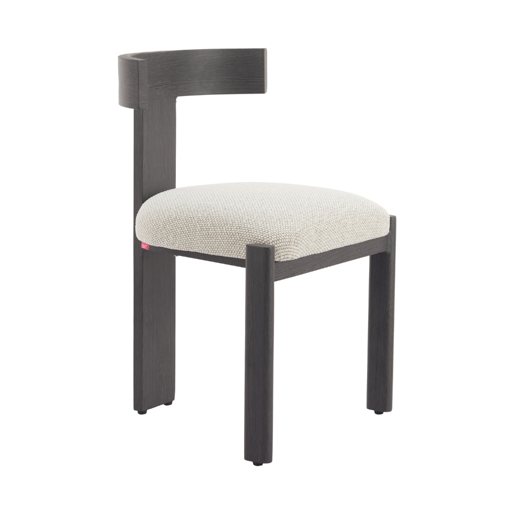 Tiana Dining Chair Black & Beige