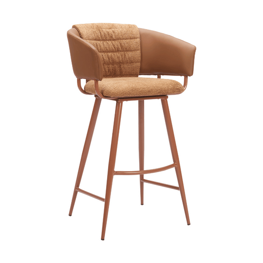 Juno Barstool Brown - Set of 2 - Elite Maison
