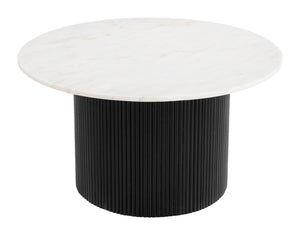 Izola Coffee Table White & Black - Elite Maison