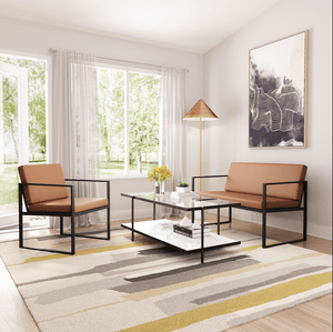Claremont Arm Chair Brown - Elite Maison