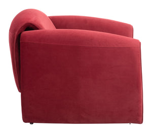 Horten Accent Chair Red - Elite Maison