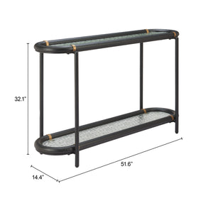 Aneis Console Table Black - Elite Maison