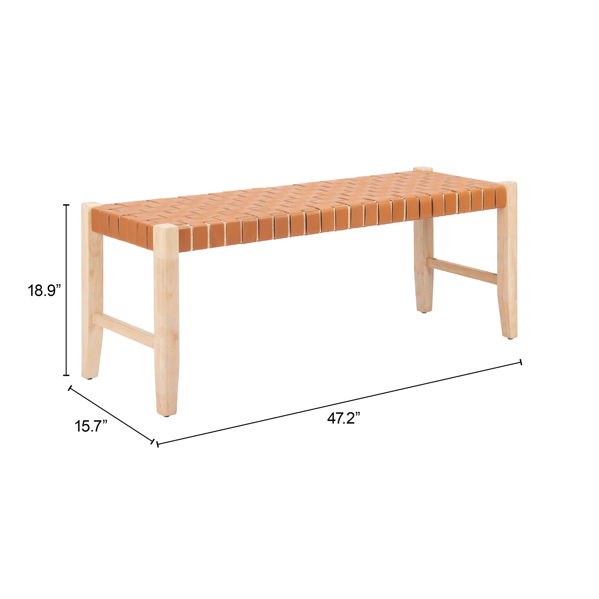 Bandini Bench Tan - Elite Maison