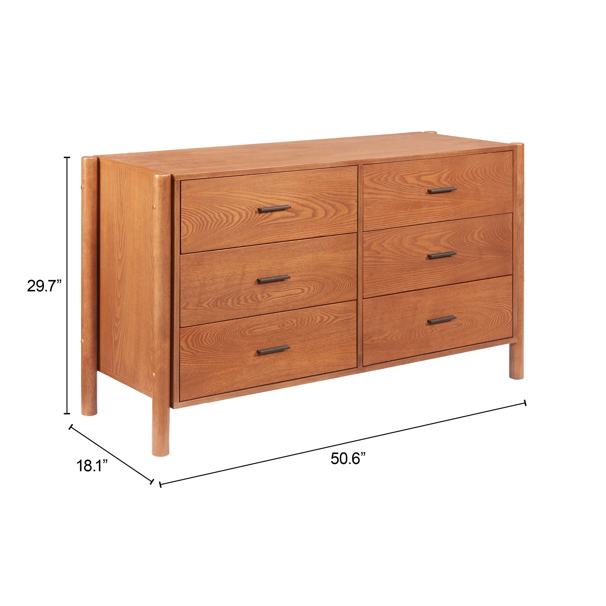 Beleza Dresser Walnut - Elite Maison