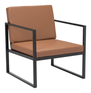 Claremont Arm Chair Brown - Elite Maison
