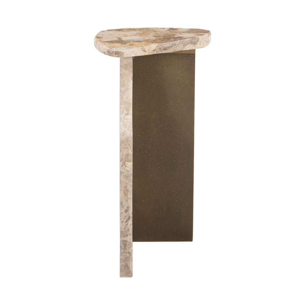 Surya Side Table Beige