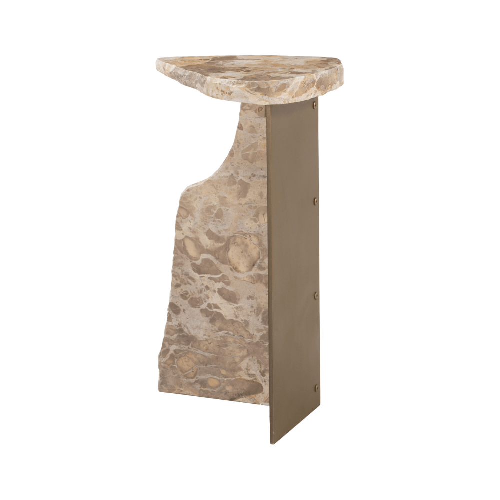 Surya Side Table Beige