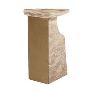 Surya Side Table Beige