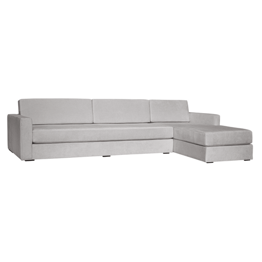 Milan Sectional - Snow - Elite Maison