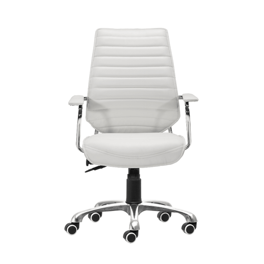 Enterprise Low Back Office Chair White - Elite Maison