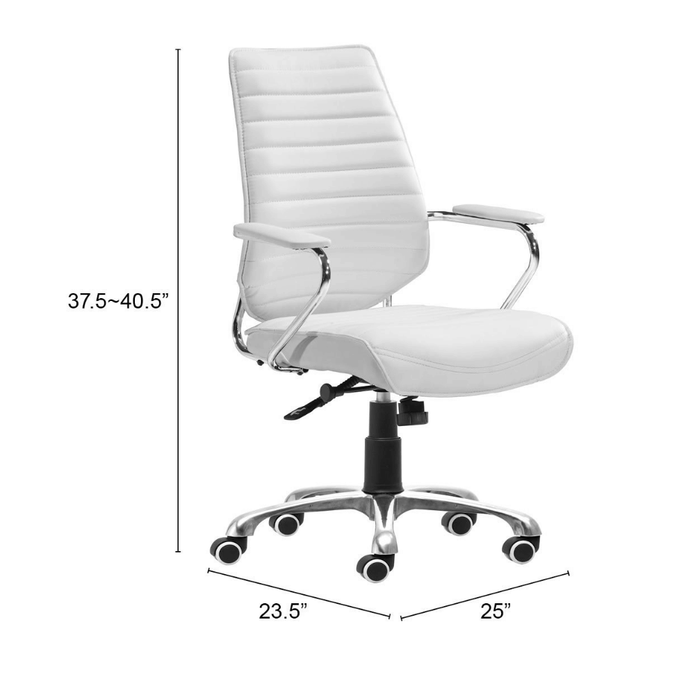 Enterprise Low Back Office Chair White