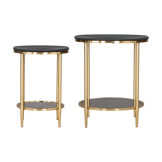 Koper Coffee Table Set Black - Elite Maison