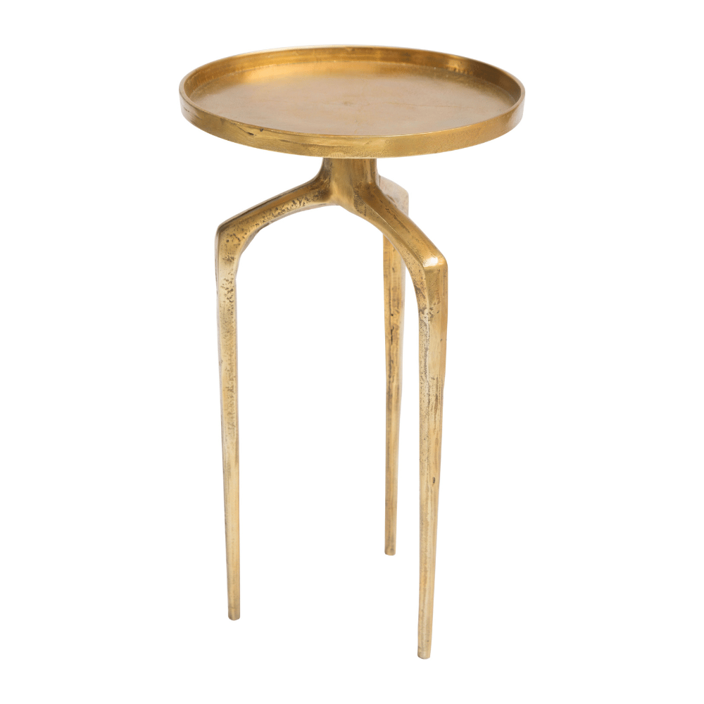 Como Accent Table Set Antique Gold - Elite Maison
