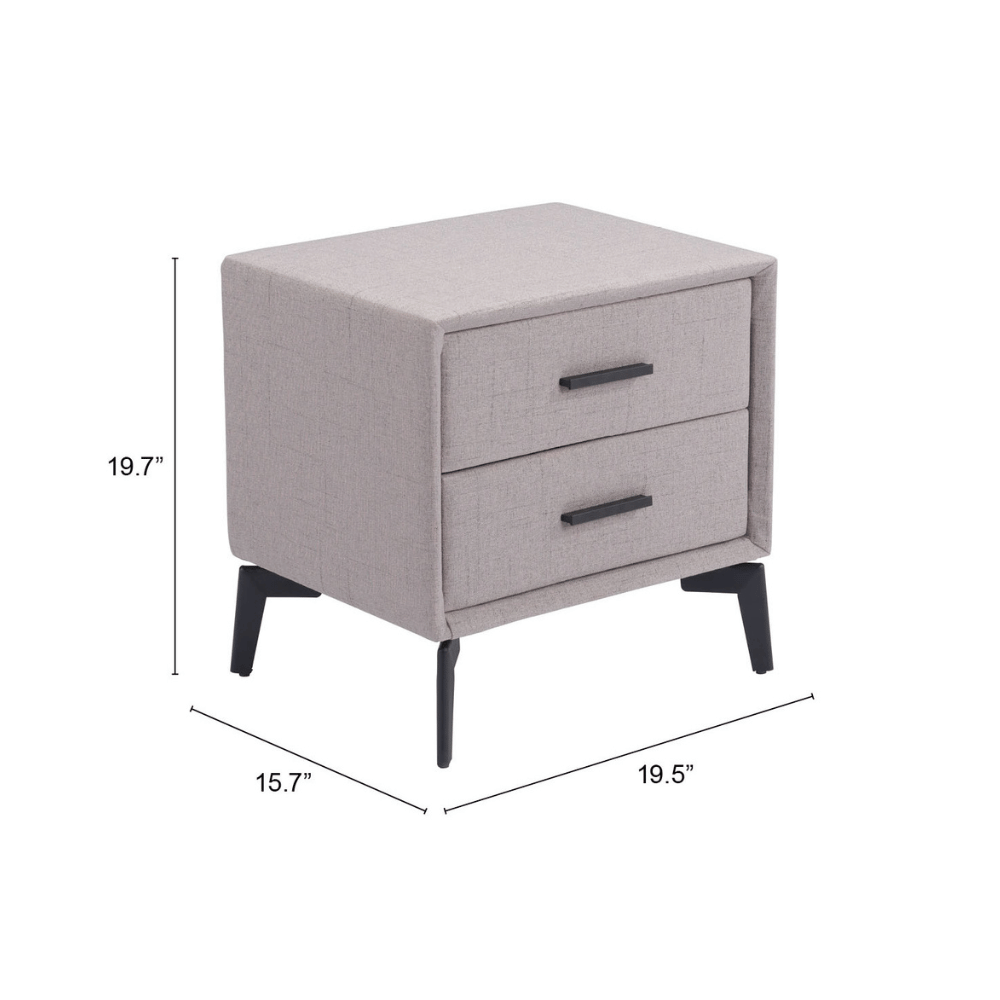 Halle Side Table Gray