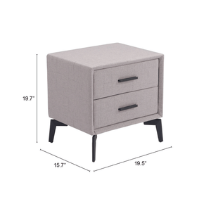 Halle Side Table Gray