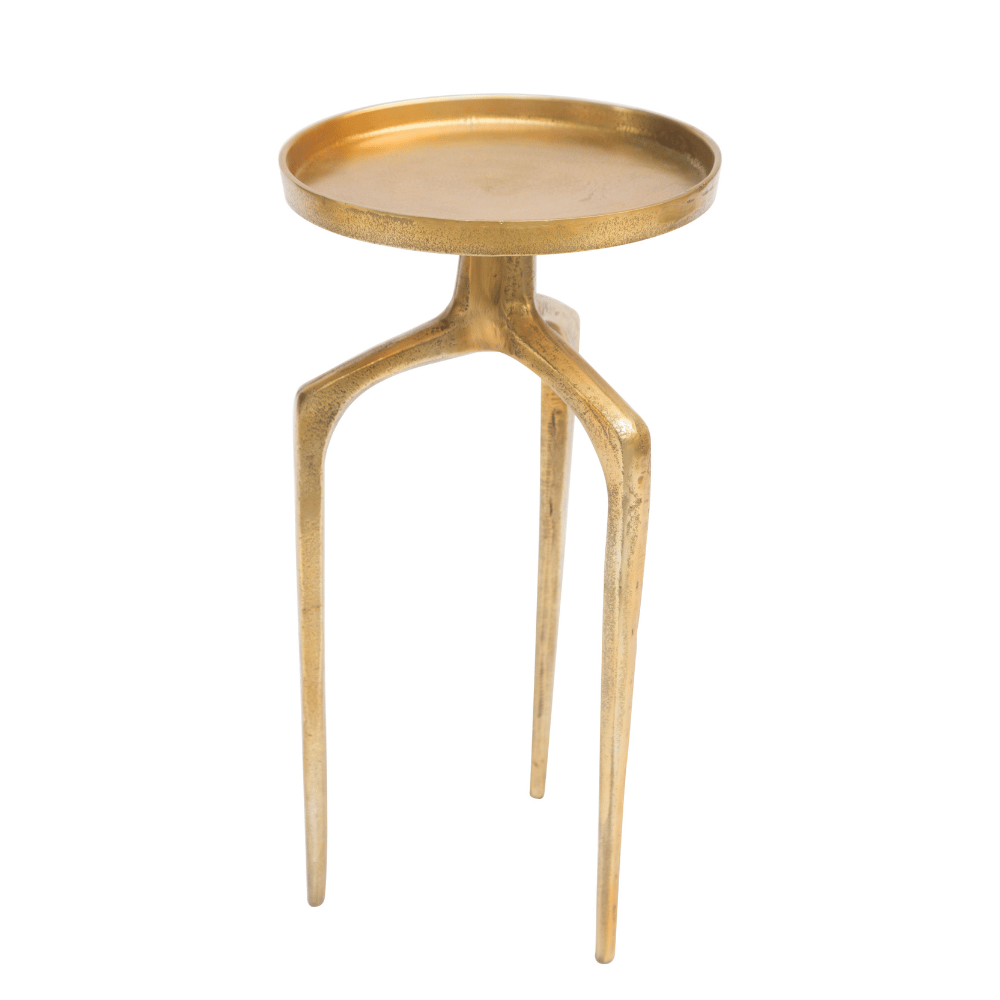 Como Accent Table Set Antique Gold - Elite Maison