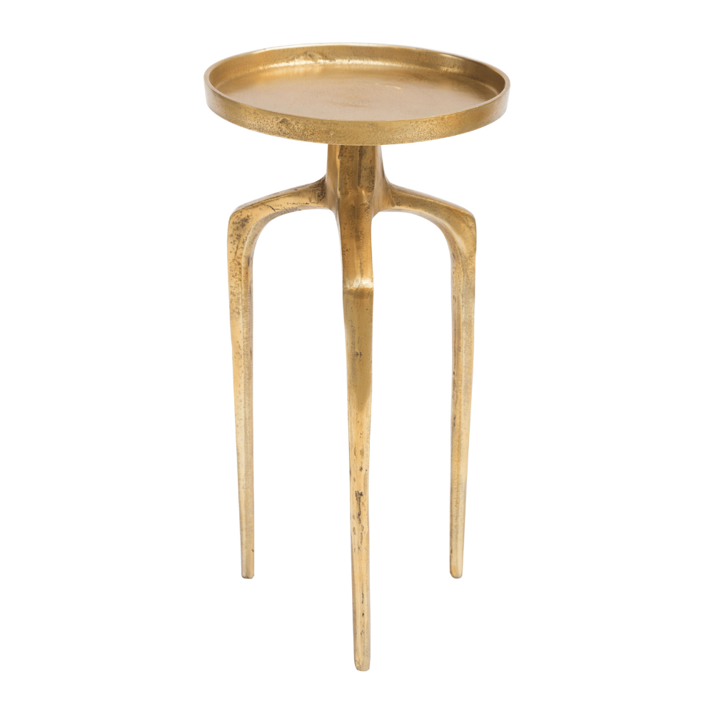 Como Accent Table Set Antique Gold - Elite Maison