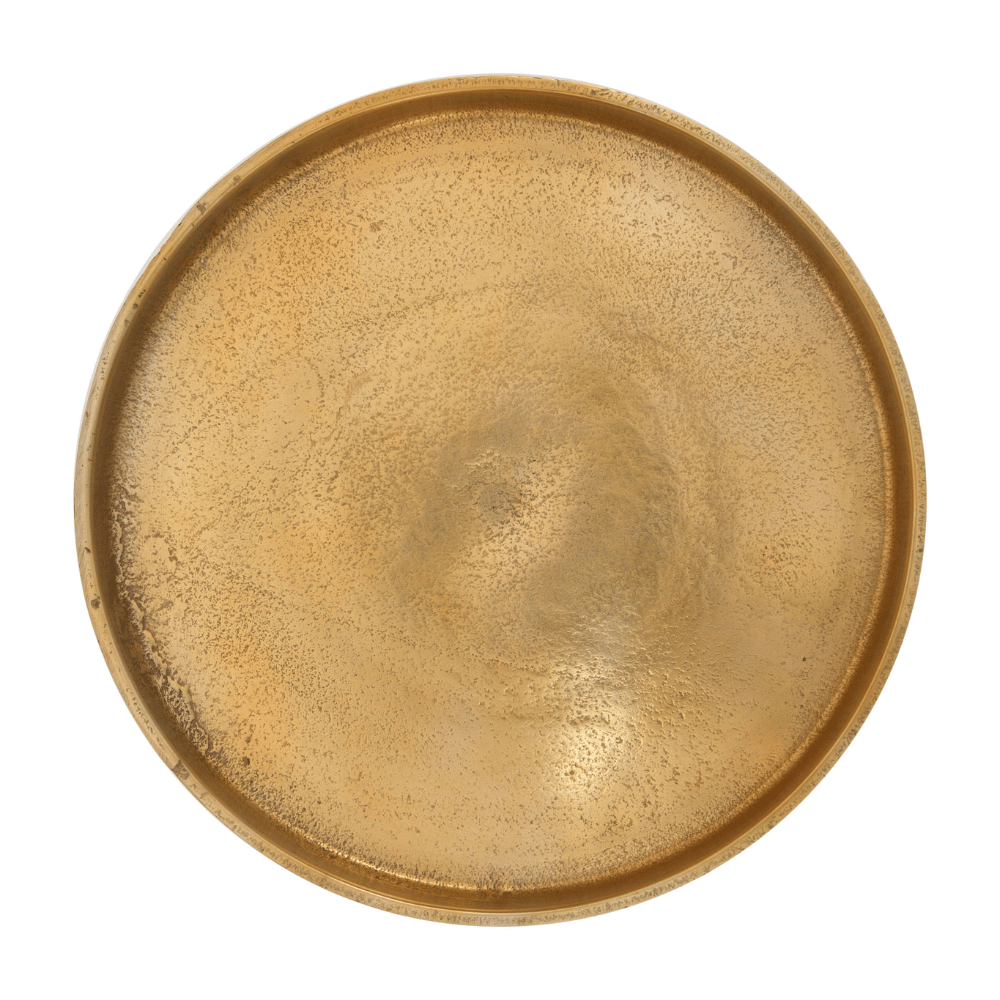 Como Accent Table Set Antique Gold - Elite Maison