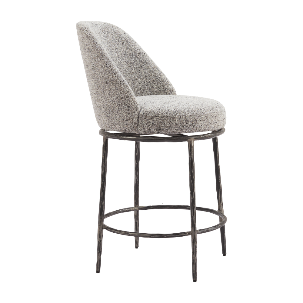 Nordhavn Swivel Counter Stool Gray