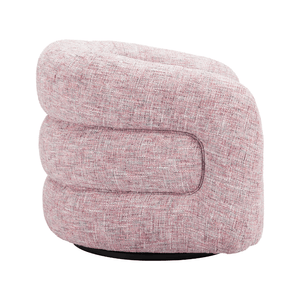 Refine Swivel Chair Pink Tweed