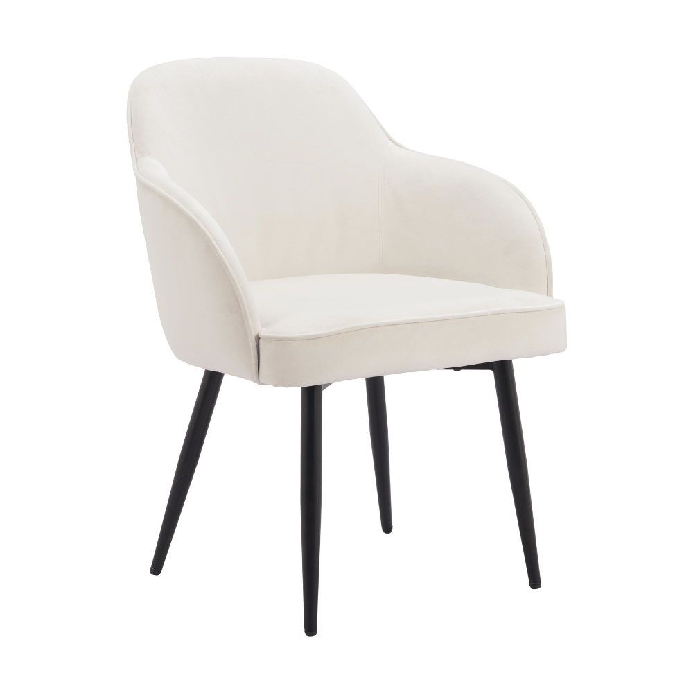 Jolie Dining Chair Ivory - Set of 2