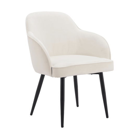 Jolie Dining Chair Ivory - Set of 2 - Elite Maison