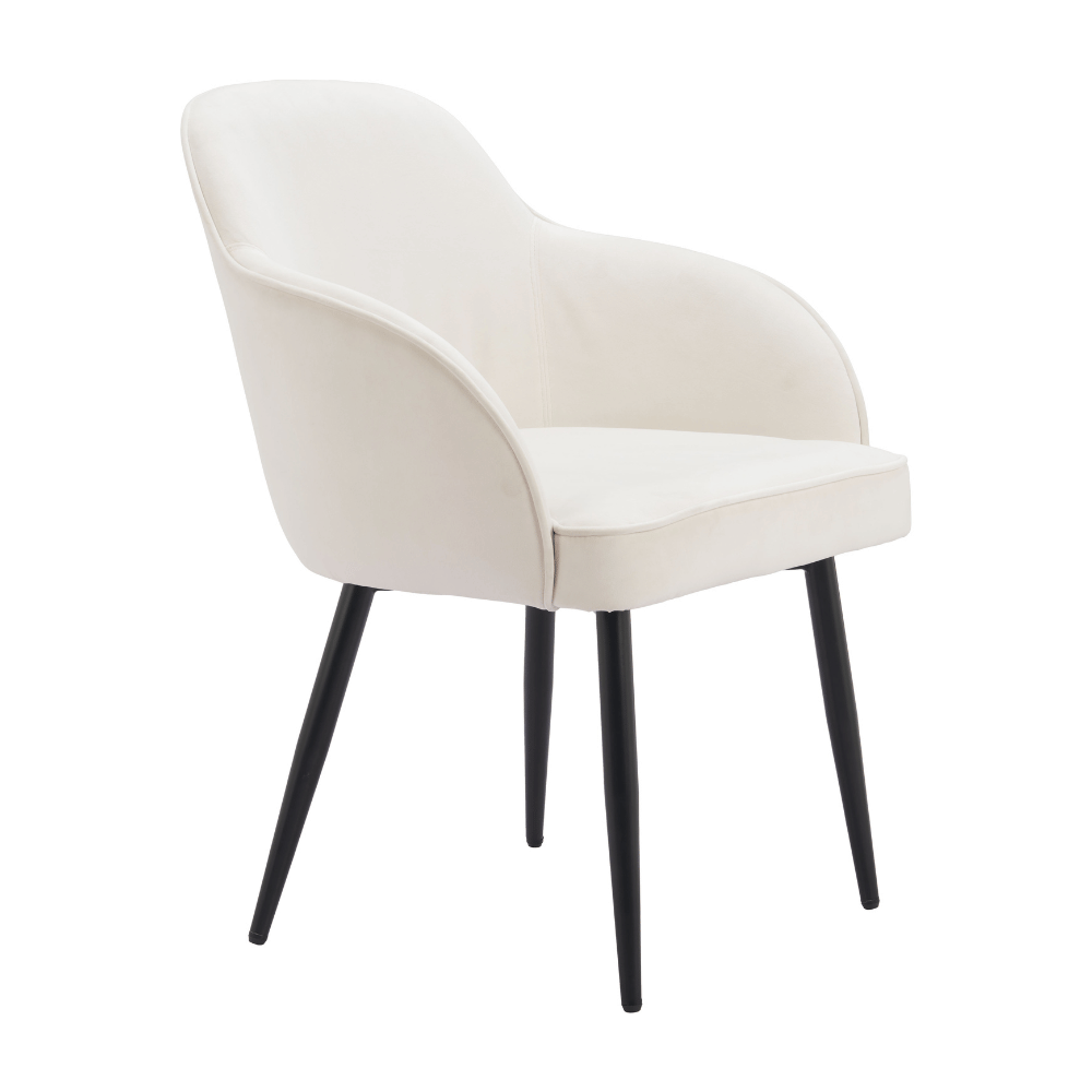Jolie Dining Chair Ivory - Set of 2