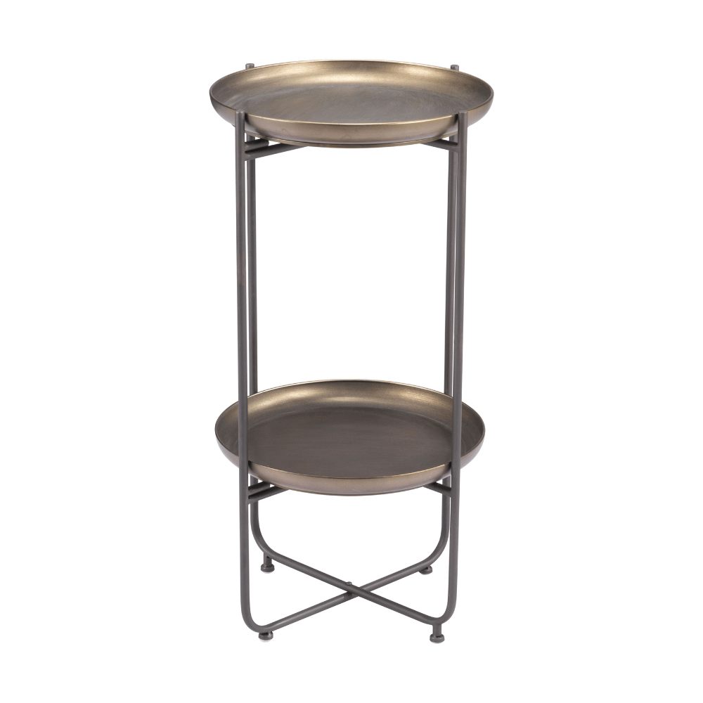 Bronson Accent Table Bronze - Elite Maison