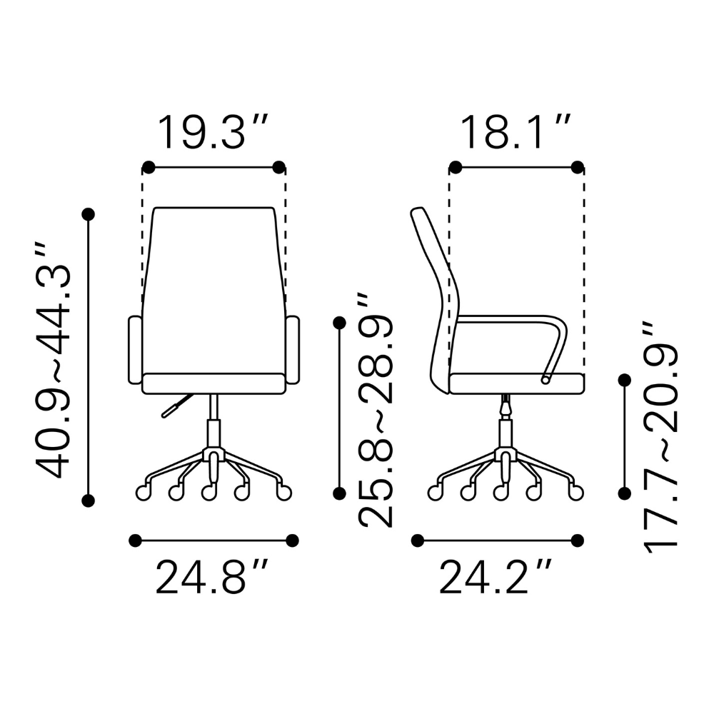 Primero Office Chair White