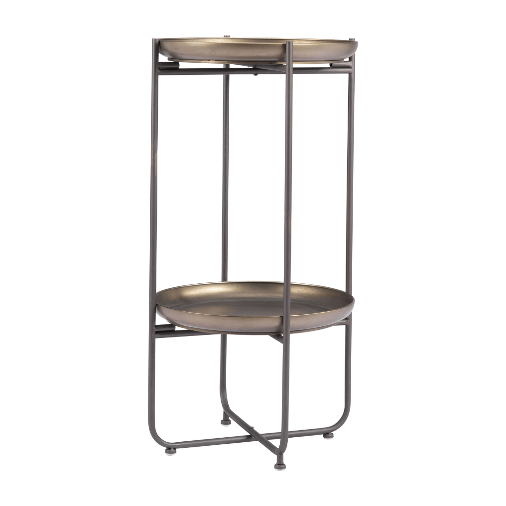 Bronson Accent Table Bronze - Elite Maison