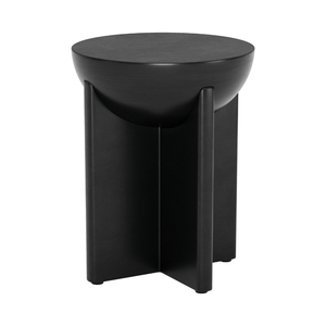 Tume Side Table Black - Elite Maison