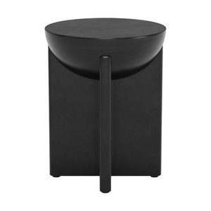 Tume Side Table Black - Elite Maison