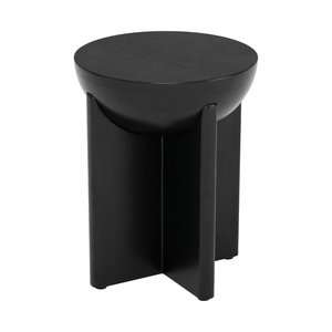 Tume Side Table Black - Elite Maison