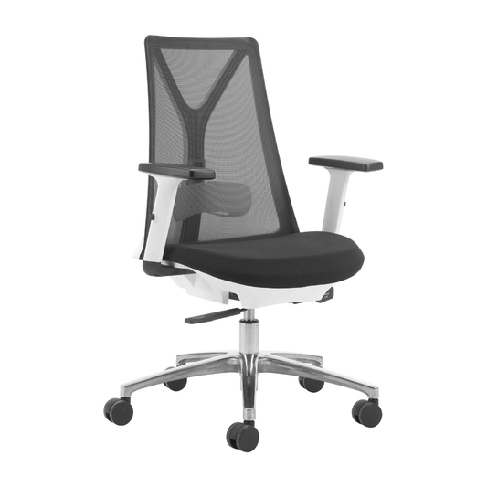 Black Zuo Hasso office chair with ergonomic design and adjustable features, suitable for modern office environments.