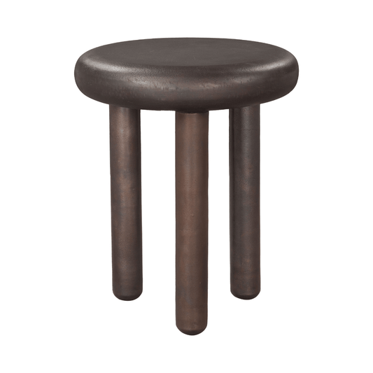 Bronze Arian Side Table by Zuo with a sleek design and modern finish, perfect for accenting living spaces.