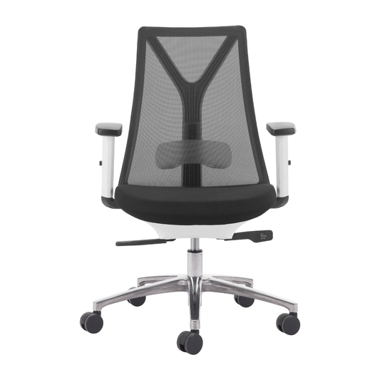 Black Zuo Hasso Office Chair with ergonomic design, adjustable armrests, and cushioned seat for comfortable workspace seating.