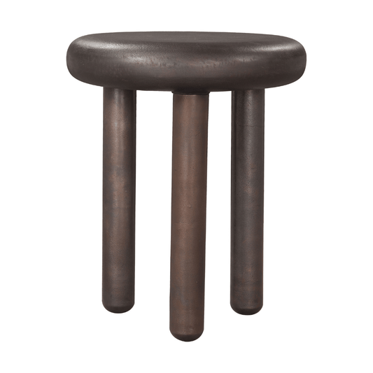 Bronze Arian side table by Zuo featuring a sleek design and modern accents for stylish decor.
