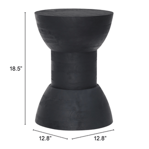 Wisdom Side Table Black - Elite Maison