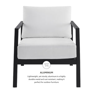Alora Aluminum Single Arm Chair