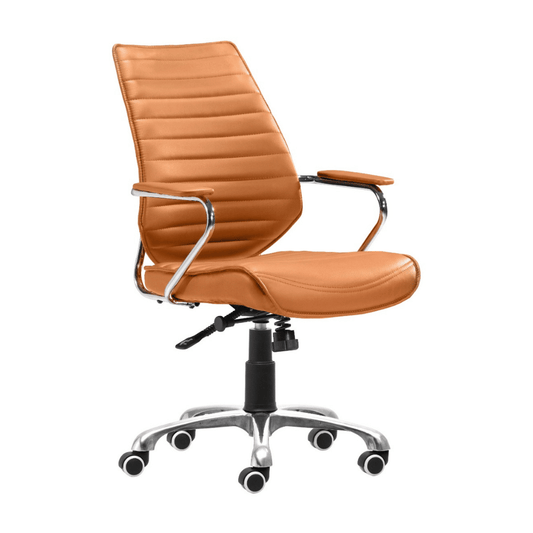 Enterprise Low Back Office Chair Terracota - Elite Maison
