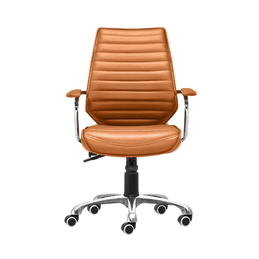 Enterprise Low Back Office Chair Terracota - Elite Maison