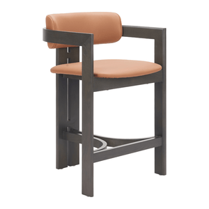 Shaili Counter Stool Brown - Elite Maison
