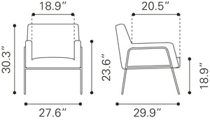 Charleston Accent Chair - Elite Maison