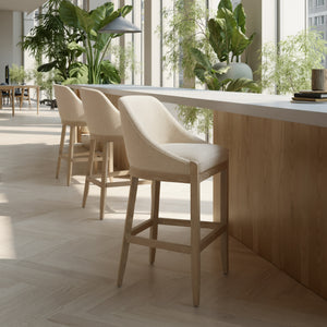 Calmo Barstool Beige - Elite Maison