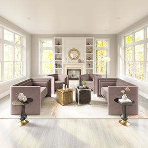 Trippel Armchair Taupe - Elite Maison