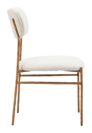 Sydhavnen Dining Chair Cream & Gold